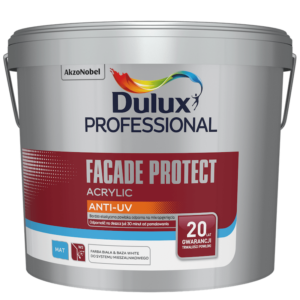 Produkty Dulux Professional – Facade Protect Acrylic – akrylowa farba elewacyjna