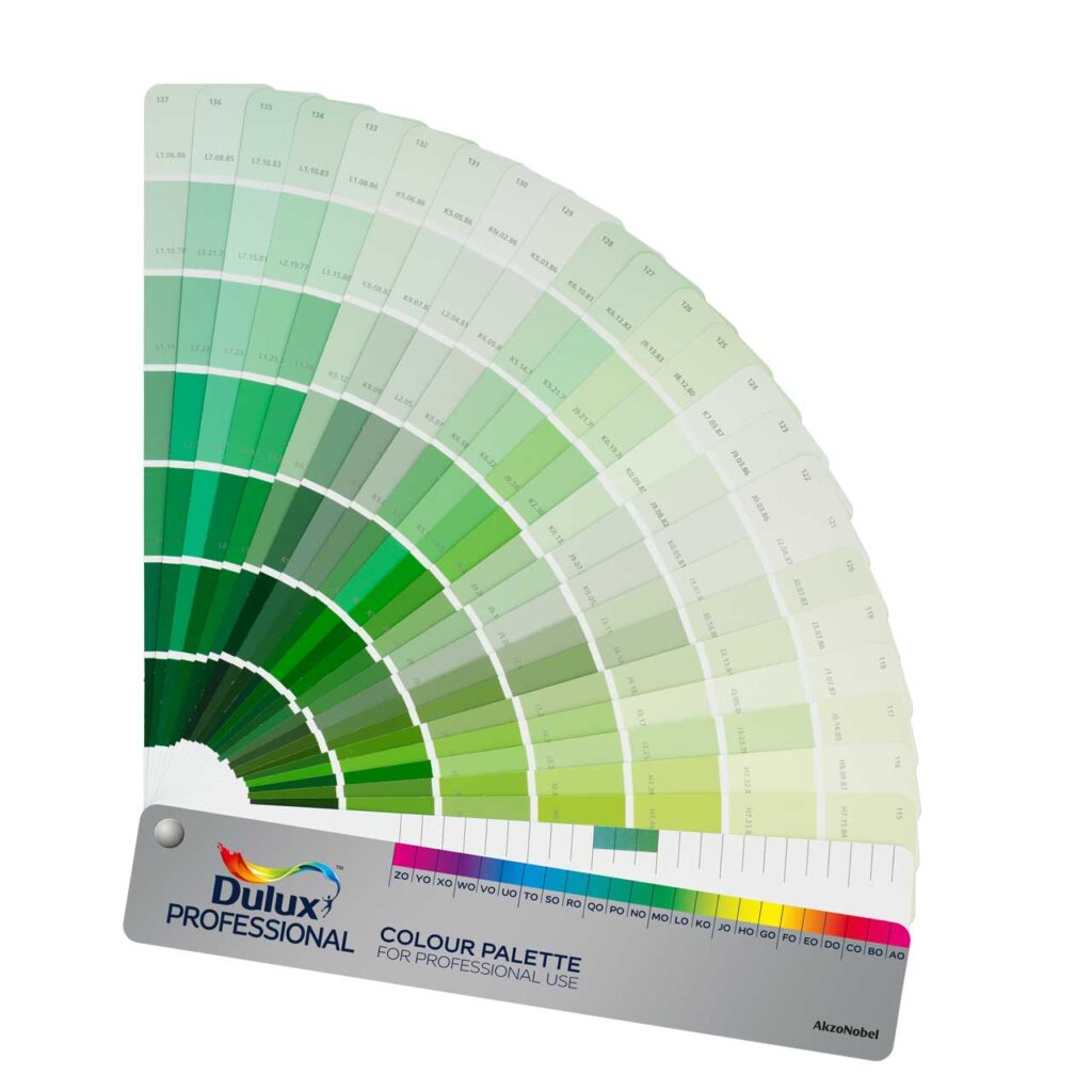 Zielona farba do ścian Dulux Professional